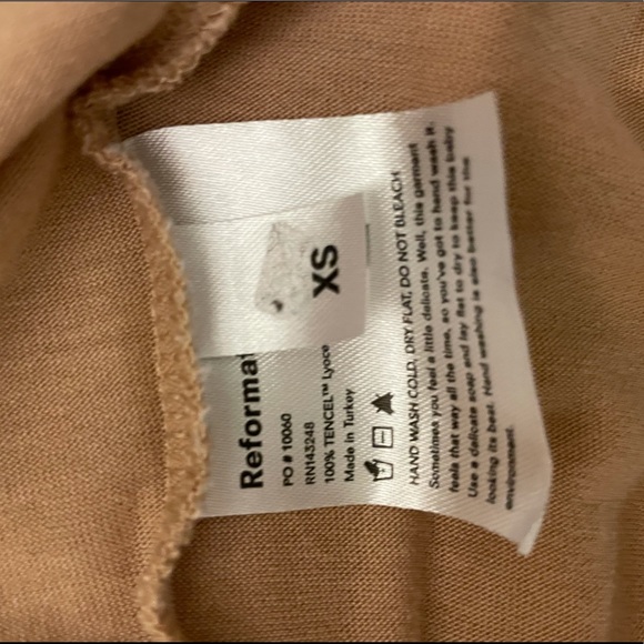 Reformation Tan Tencel Tee - Such a Good Staple! - Picture 4 of 4